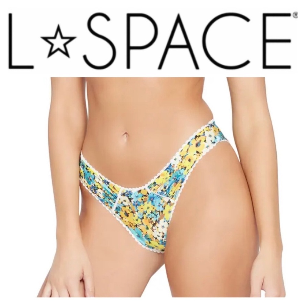 L*Space Sol Bottom Classic Daisy Daze Floral Bikini Bottom LSSOC21P Small